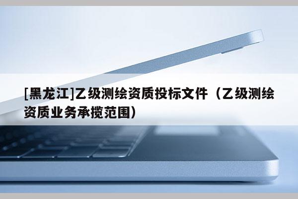 [黑龍江]乙級測繪資質投標文件（乙級測繪資質業(yè)務承攬范圍）